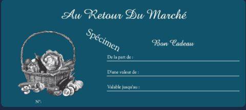 Menu du march pour 2 personnes avec accords mets et vins